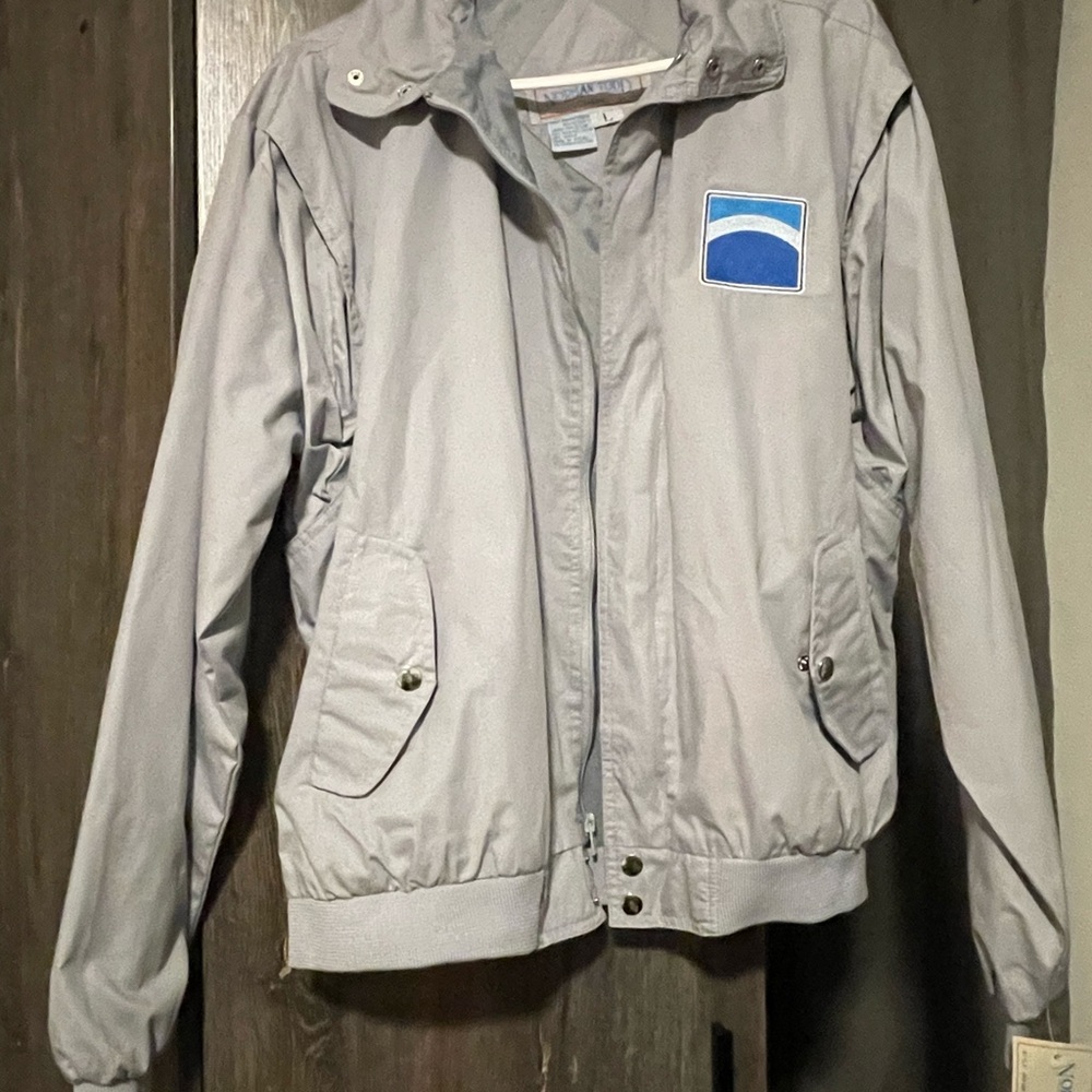 Vintage Norman Todd classic Men's Gray Lightweight Jacket new tags, rare find.